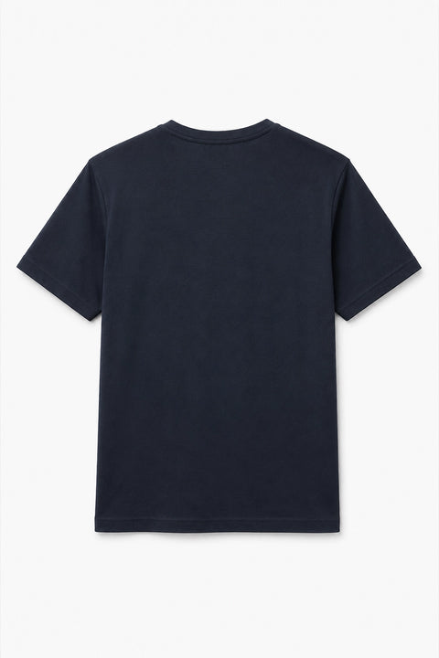 Men Branded Graphic T-Shirt - D/Blue