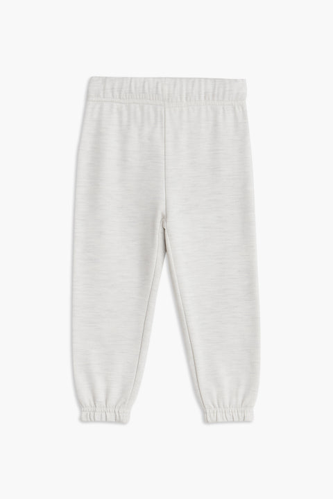 Boys Branded Terry Trouser - Oatmeal