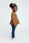 Girls Branded Graphic Sweatshirt - Brown