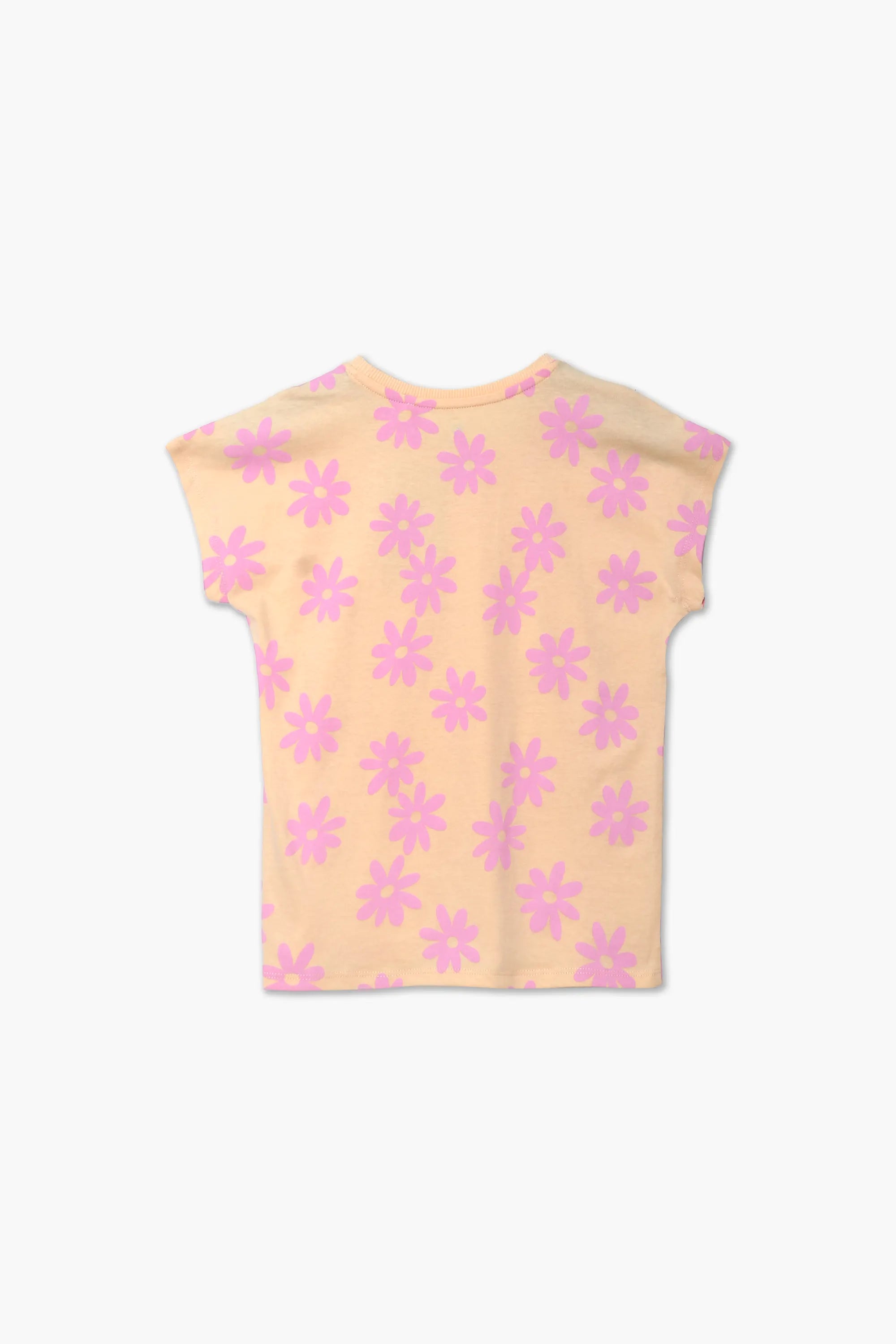 Girls Branded Graphic T-Shirt - Yellow