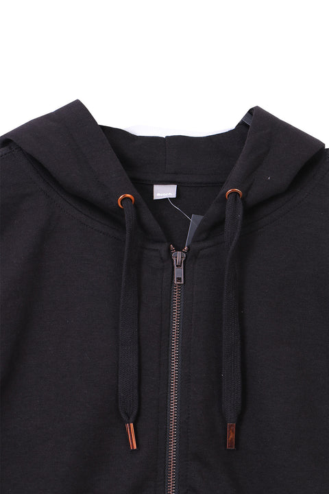 Women Hoodie Zipper (Brand: Bench) - Black
