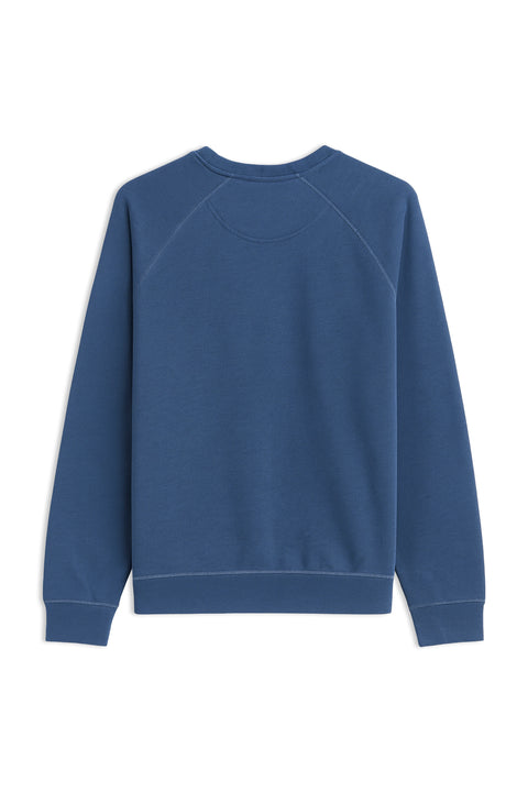 Men Branded Basic Sweatshirt - Blue