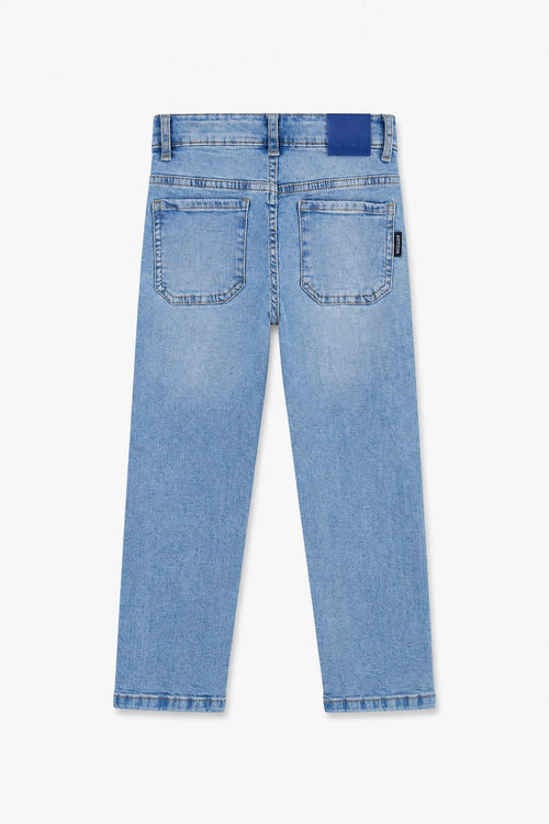 Boy Branded Loose fit Denim Pant - Blue