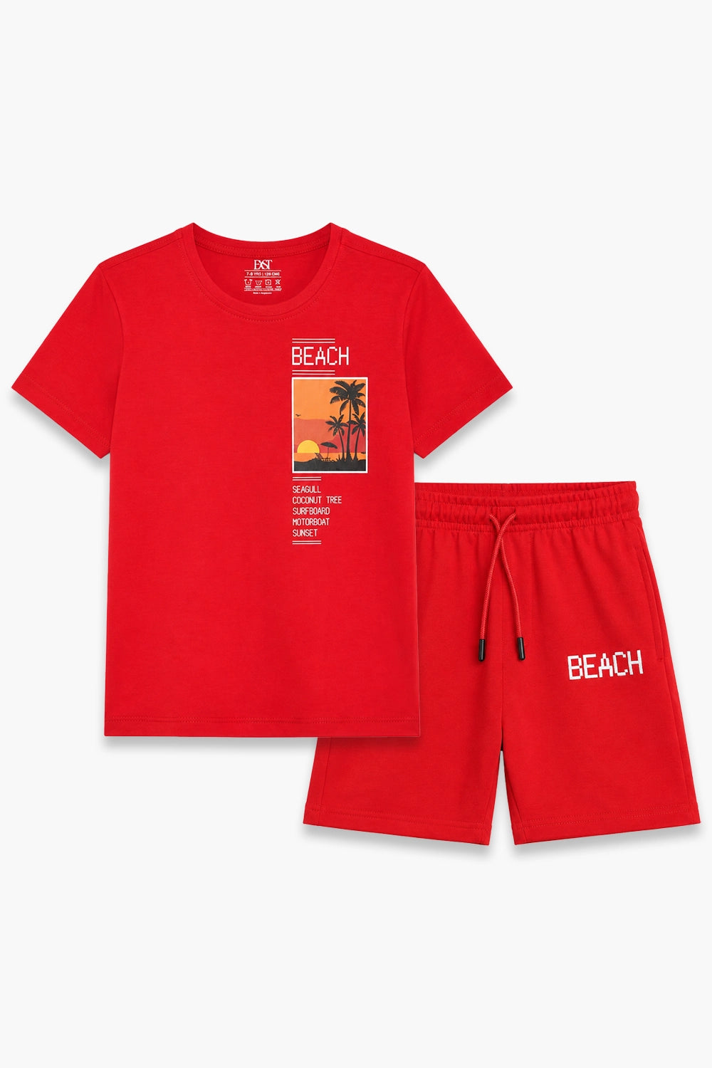 Graphic 2 Piece Short Suit
