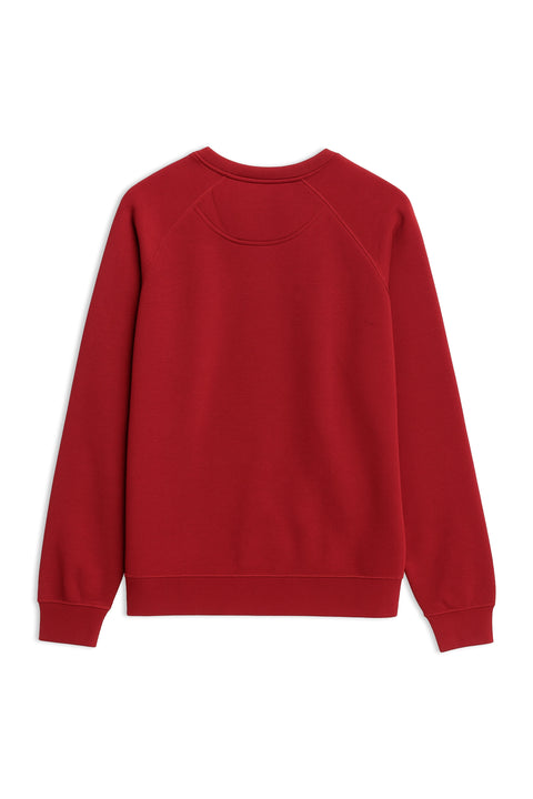 Men Branded Basic Sweatshirt - Red
