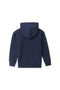 Boys Branded Graphic Zipper Hoodie - Navy