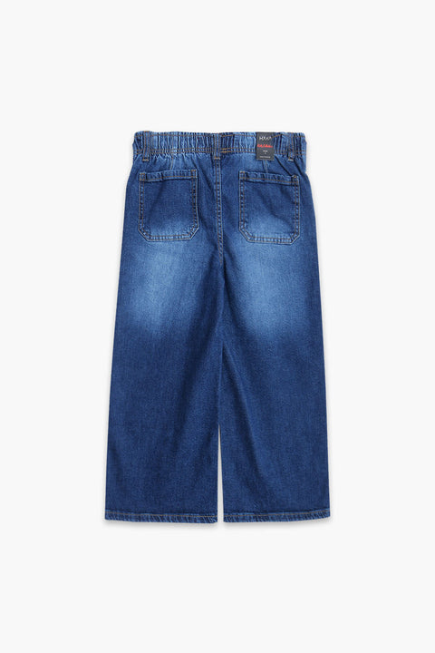 Denim Wide Leg Pant