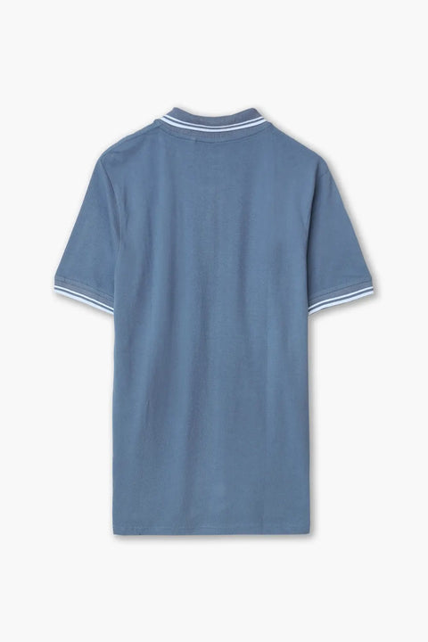 Men Identic Polo - Dusty Blue