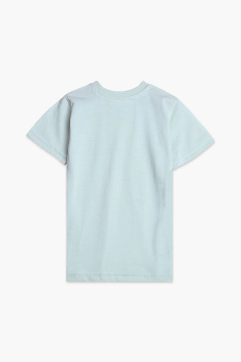 Boys Branded basic T-Shirt - Pistachio