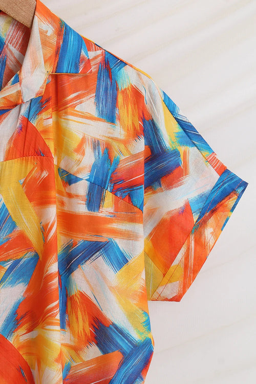 PRINTED LAWN FUSION TOP