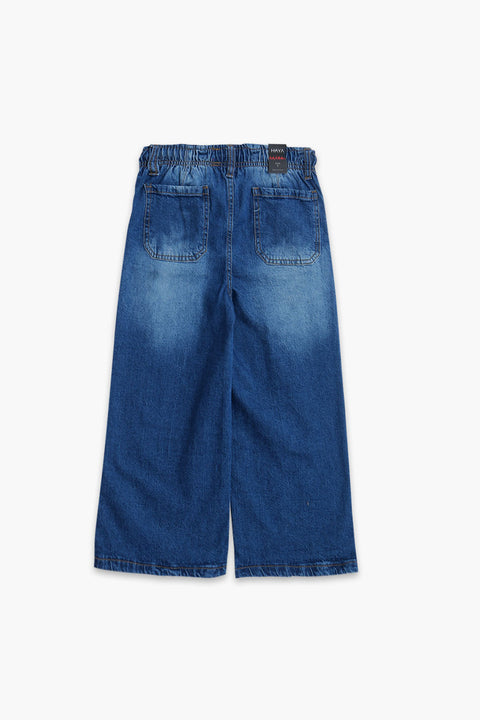Denim Wide Leg Pant