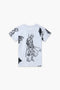 Boys Branded Graphic T-Shirt - Heather Grey