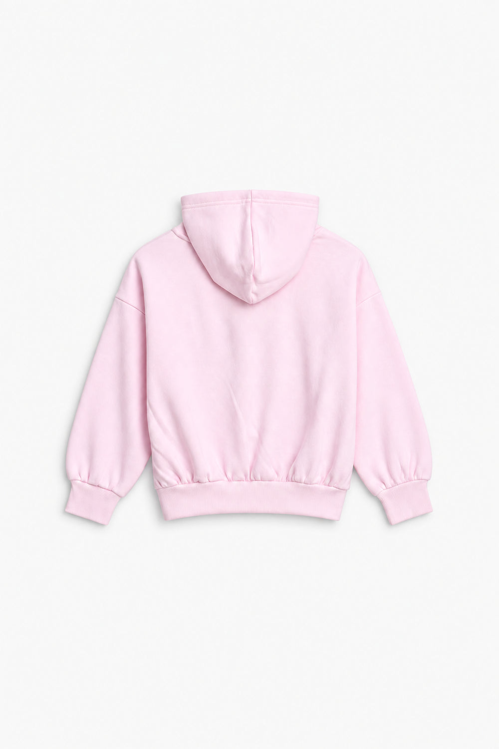 Girls Branded Graphic Pullover Hoodie - Baby Pink