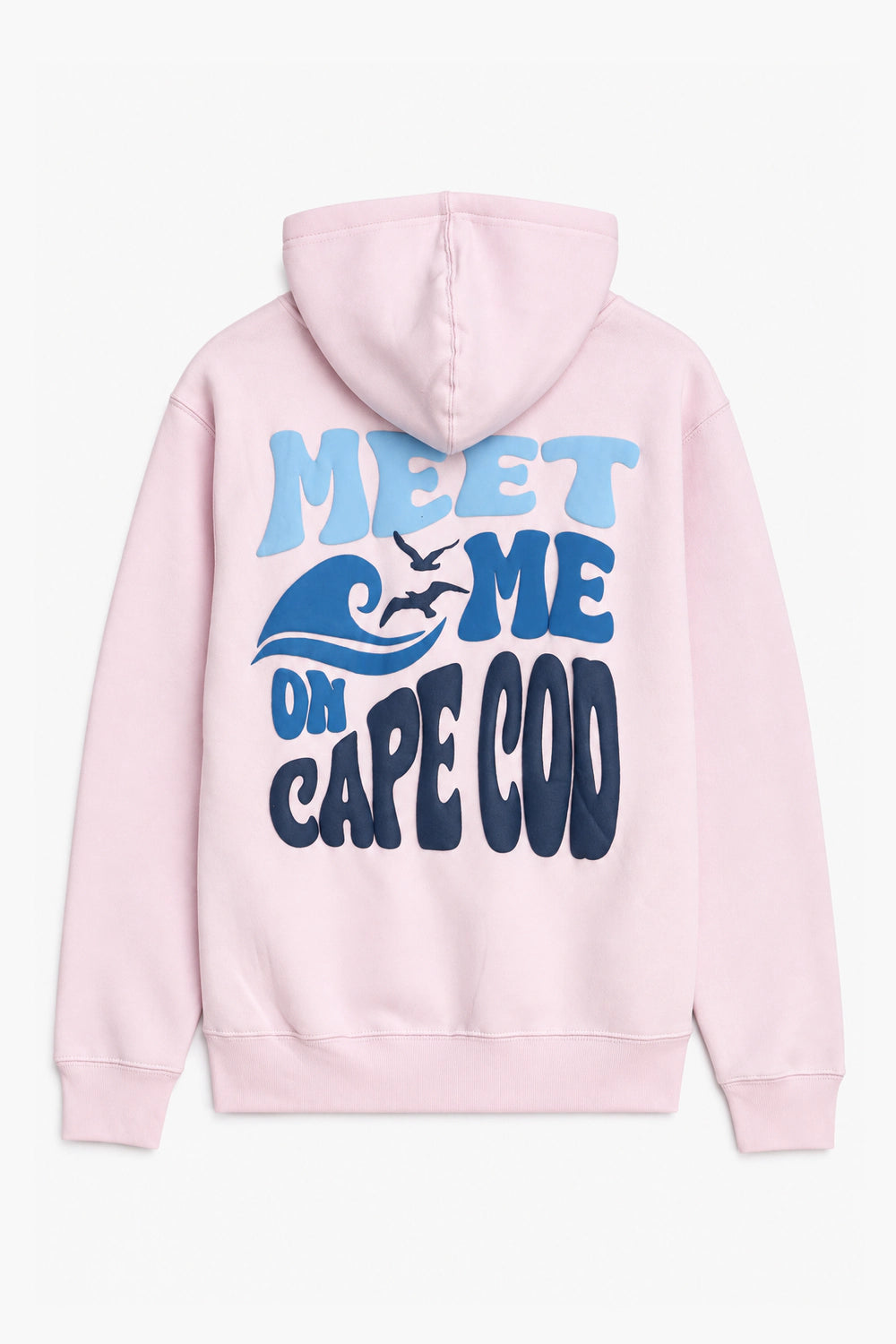 Women Branded Graphic Pullover Hoodie - L/Pink