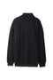 Men Branded Fleece Mockneck - Black