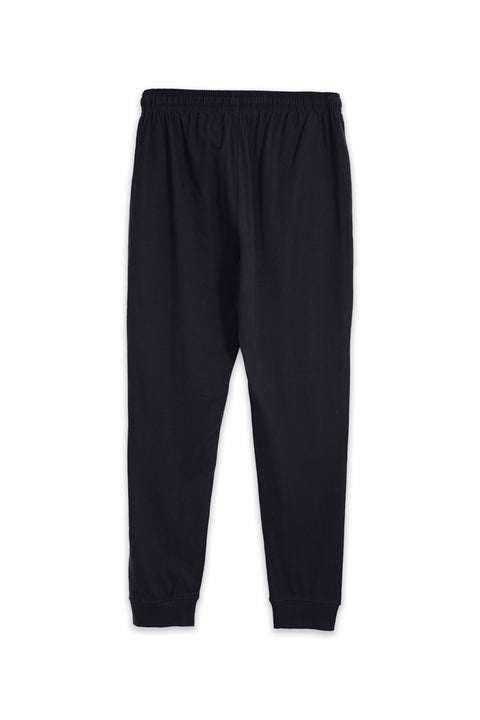 Men Rib Style Trouser MTRSR-24#04 - Black