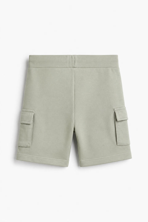 Boy Branded Cargo Short - L/Green