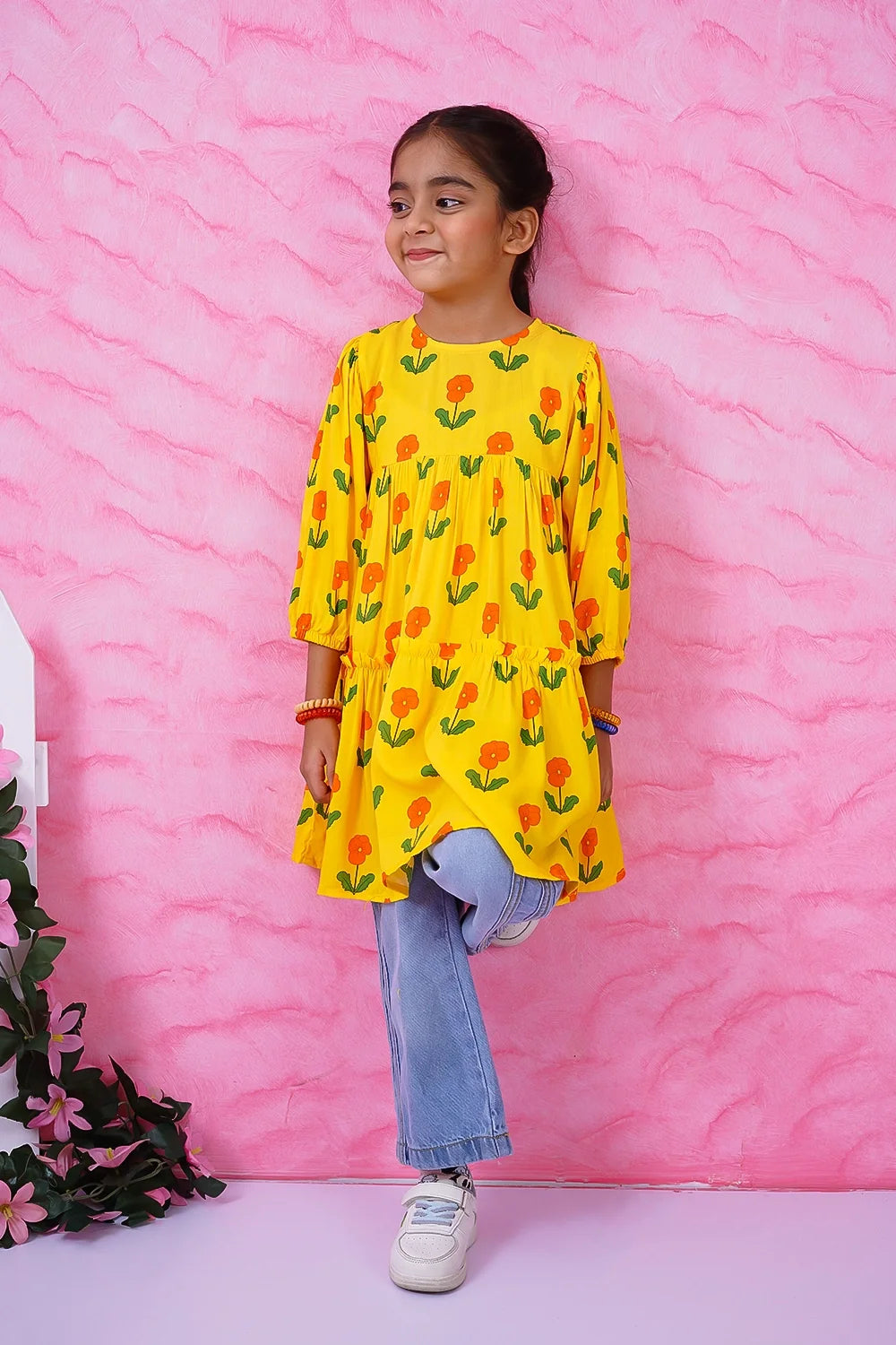 PRINTED LAWN FROCK