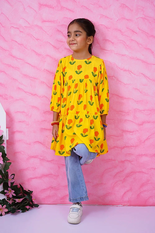 PRINTED LAWN FROCK