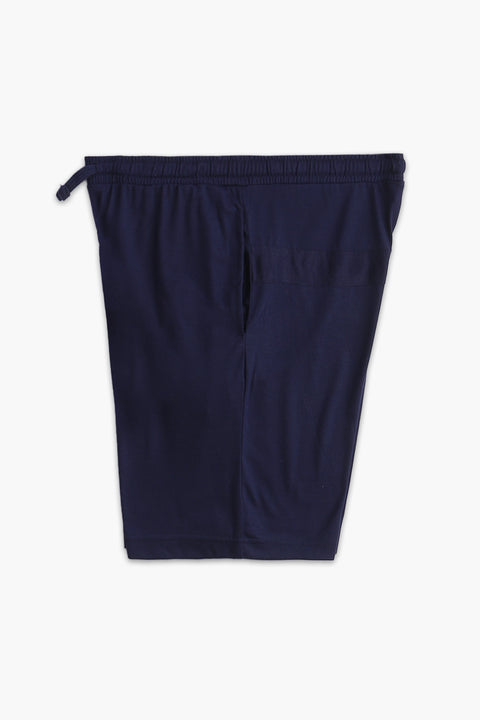 Men Branded Short - Navy