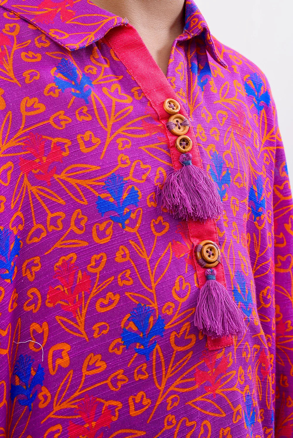 2 PIECE PRINTED KHADDAR SUIT