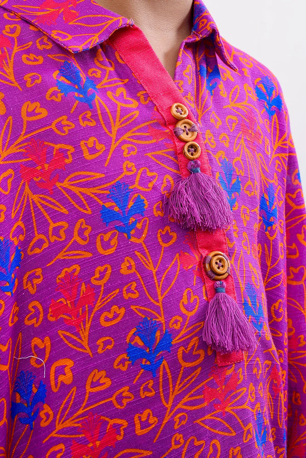 2 PIECE PRINTED KHADDAR SUIT