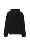 Men Branded Embellish Fleece Hoodie - Black