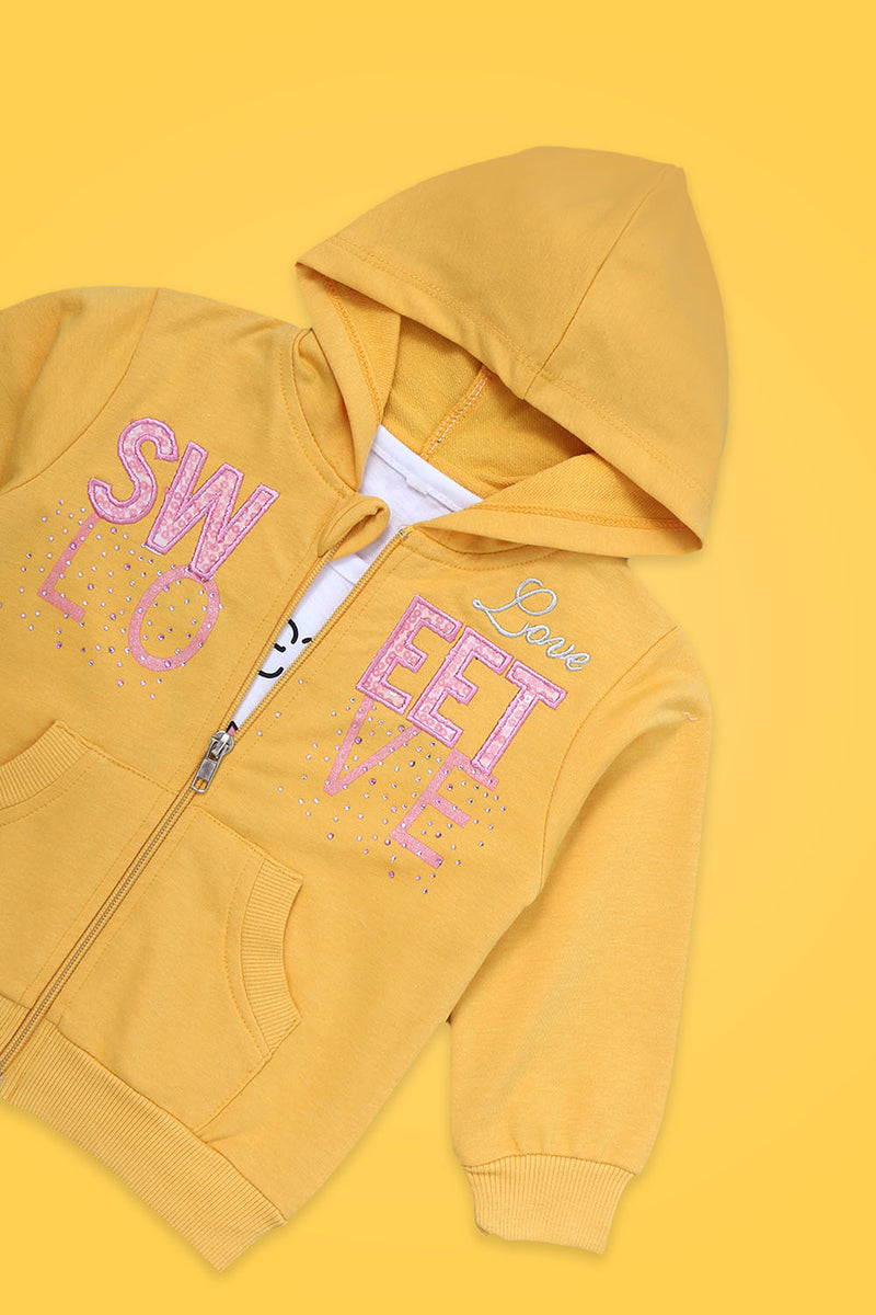 Girls Graphic 3Piece Suit 12434 Yellow Expostorepk