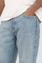 Man J&J Straight Fit Denim Jeans - Dusty Blue