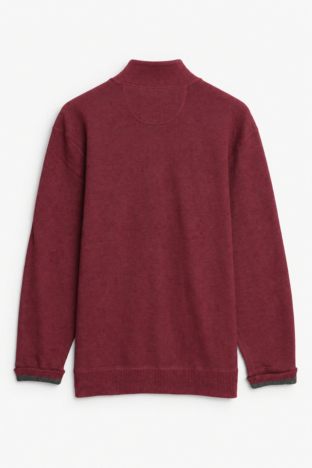Men Branded Mockneck - Cabernt