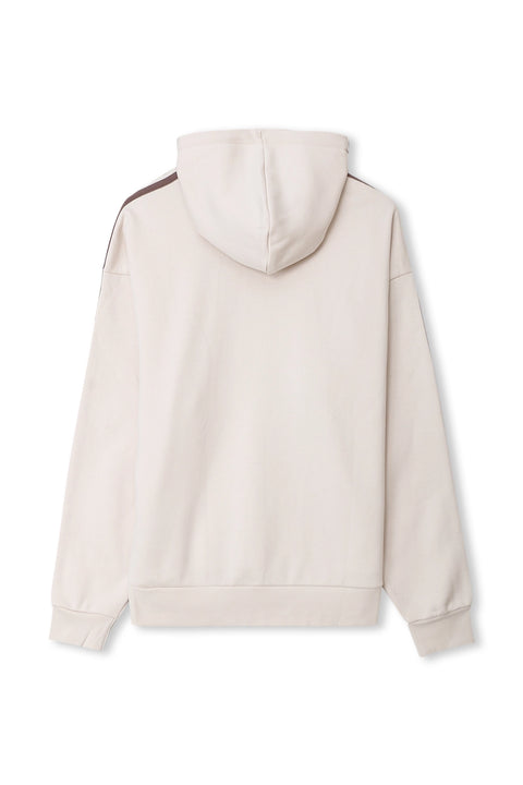 Men Branded Pull Over Hoodie - Oatmeal