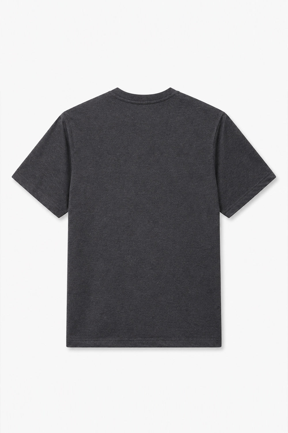 Men Branded Basic T-Shirt - Charcoal