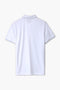 Men Branded Tipping Polo - White