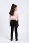Girls Branded Graphic T-Shirt F/S - Peach