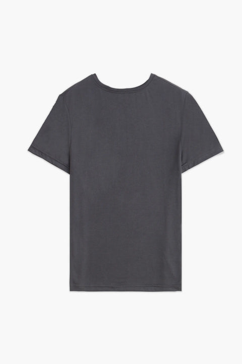 Men Branded R-Neck Tee - Grey