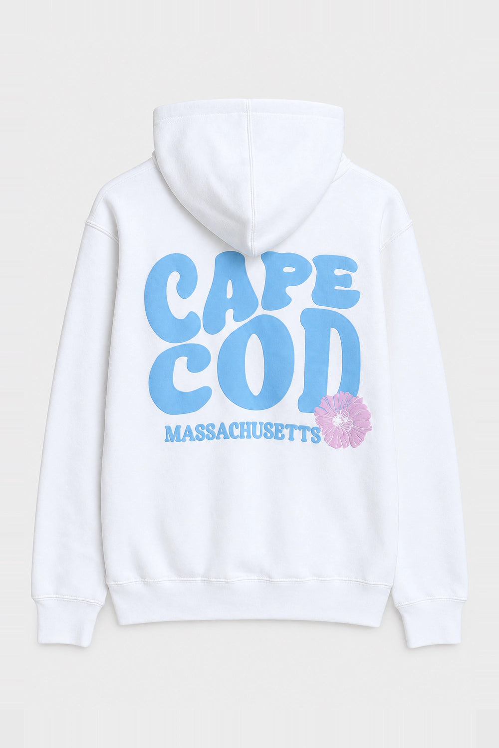 Women Branded Graphic Pullover Hoodie - White