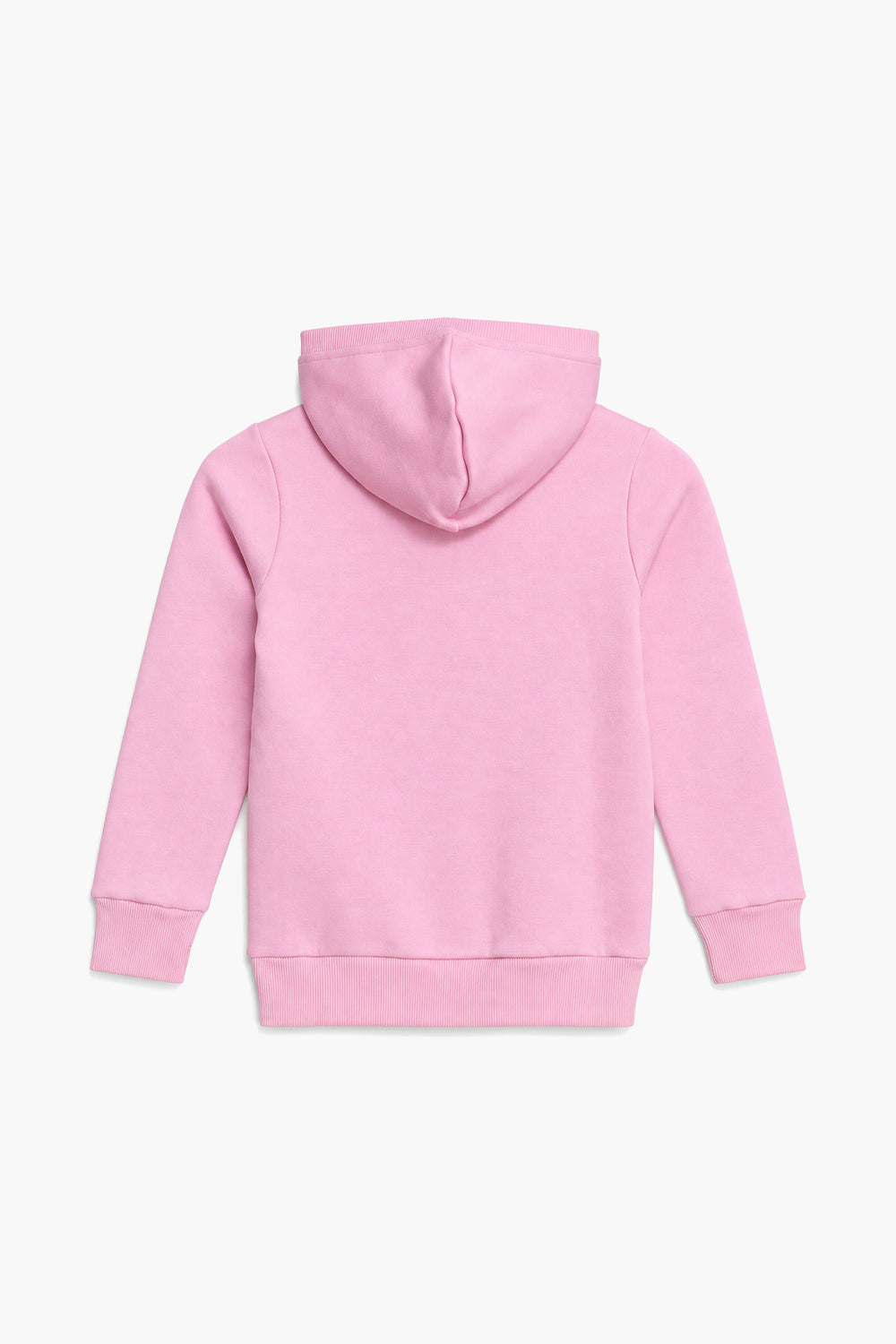 Girls Branded Fleece Graphic Pullover Hoodie - Pink