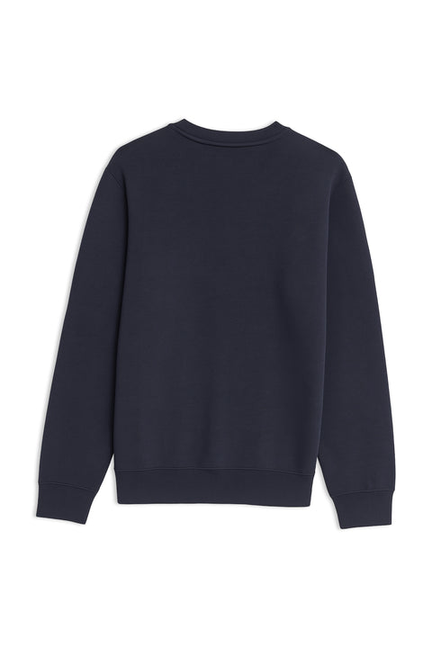 Men Branded Basic Sweatshirt - D/Blue