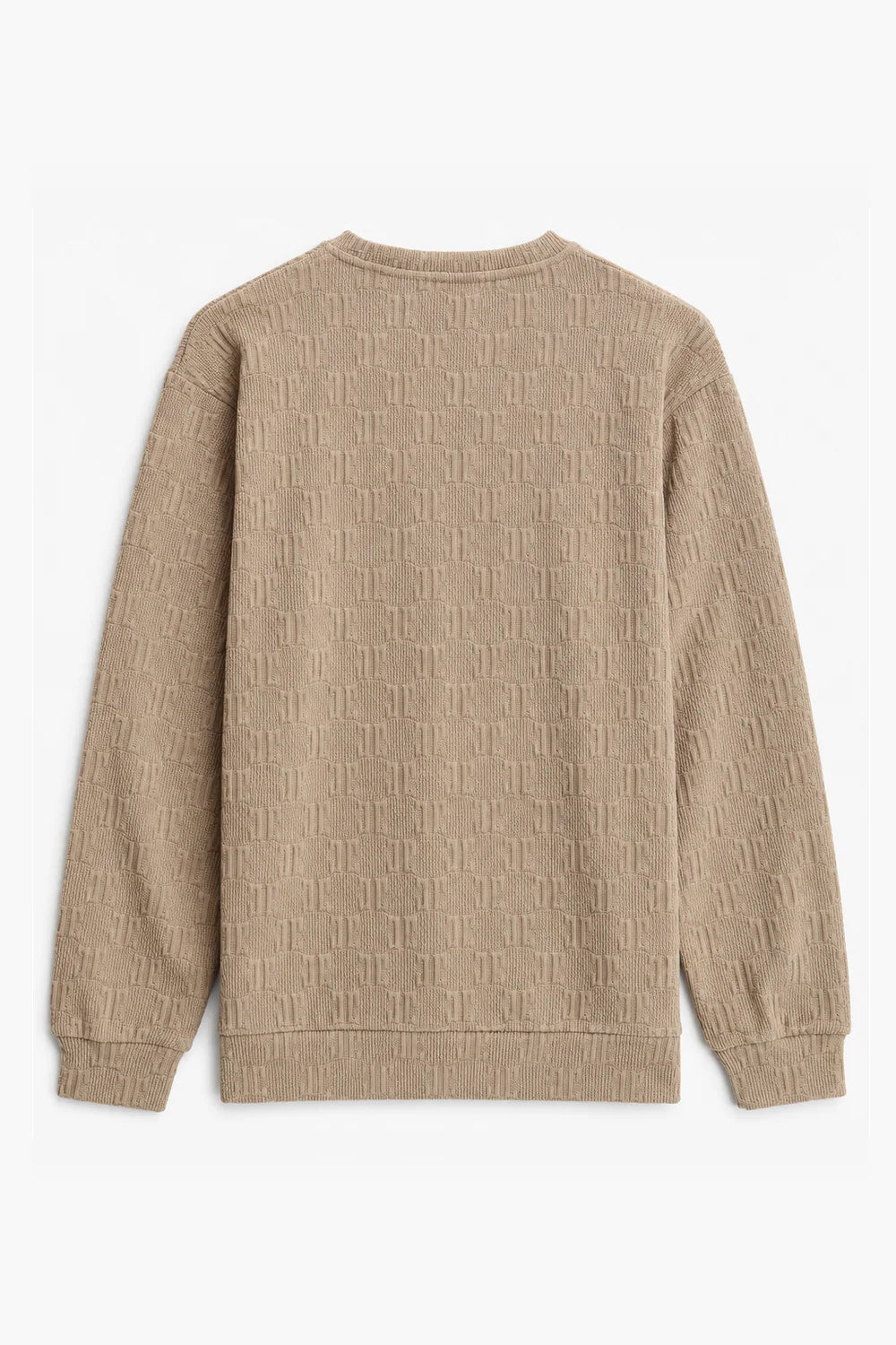 Textured Knit Sweatshirt