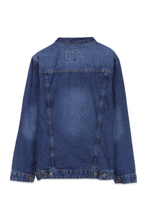 Men Denim Jacket HK00-1 - D/Blue