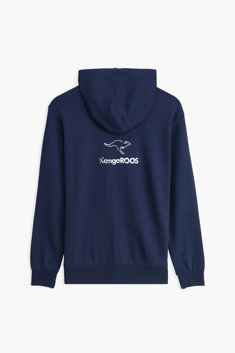 Women Kangroos Hoodie Zipper - Navy