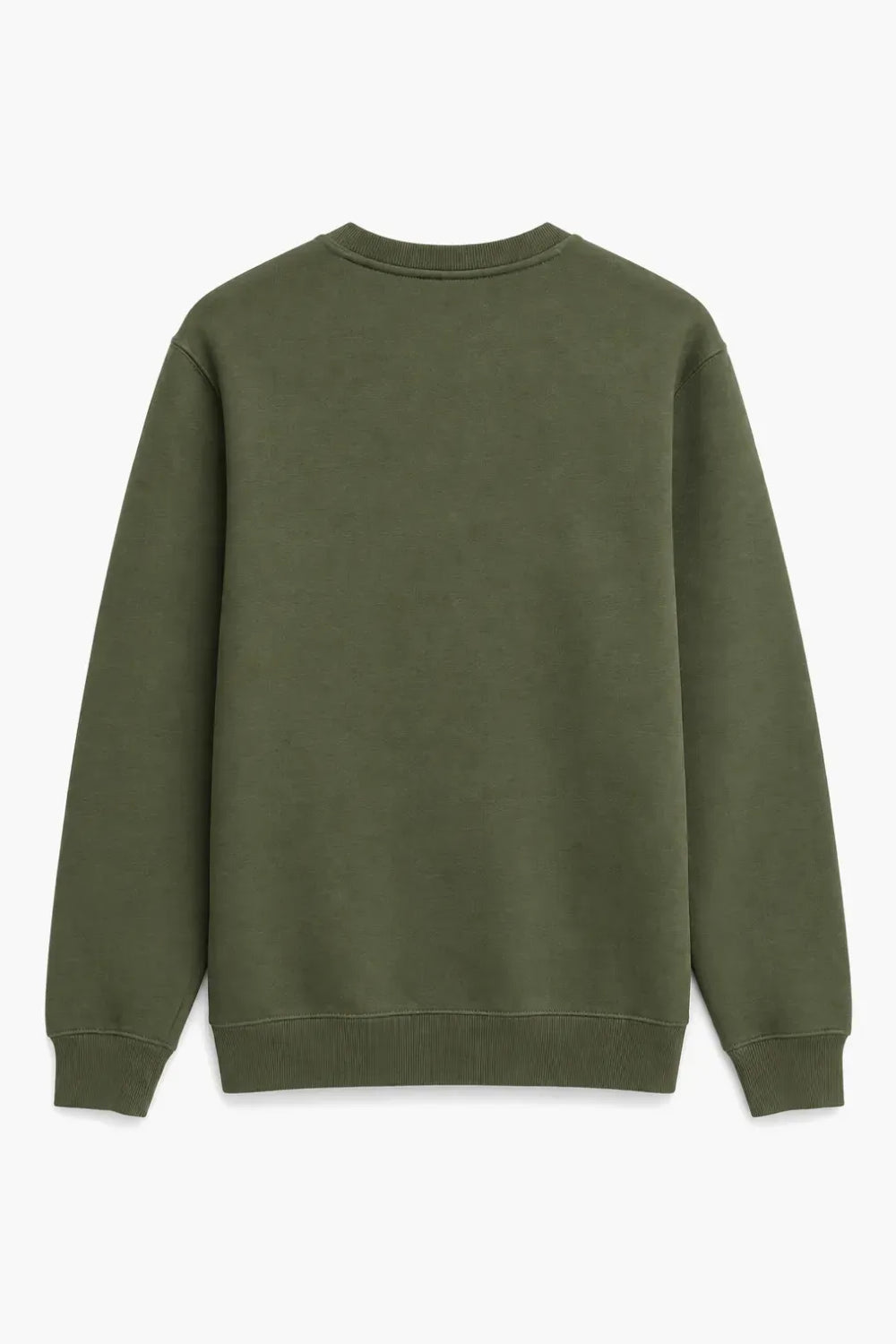 Men Branded Fleece Sweatshirt - Olive