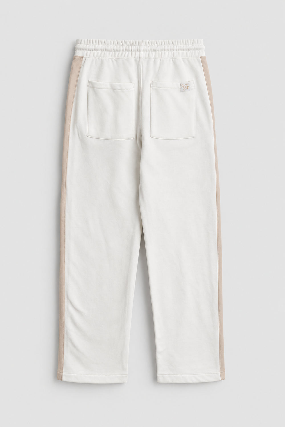 Men Branded Fleece Pajama - White