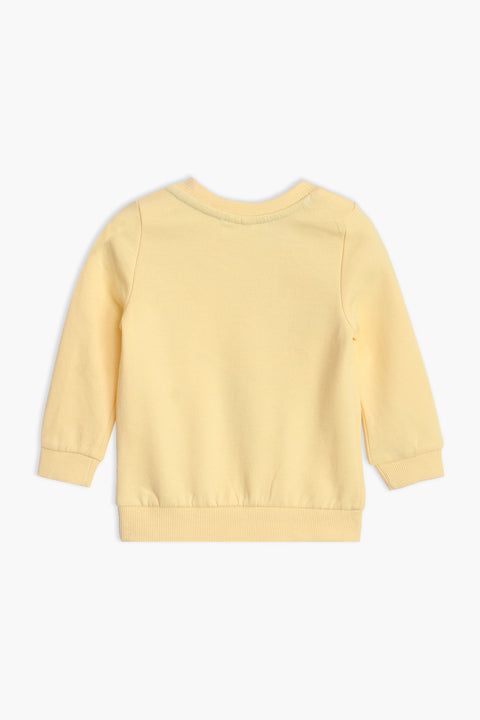 Boys Branded Graphic Sweatshirt - Yellow