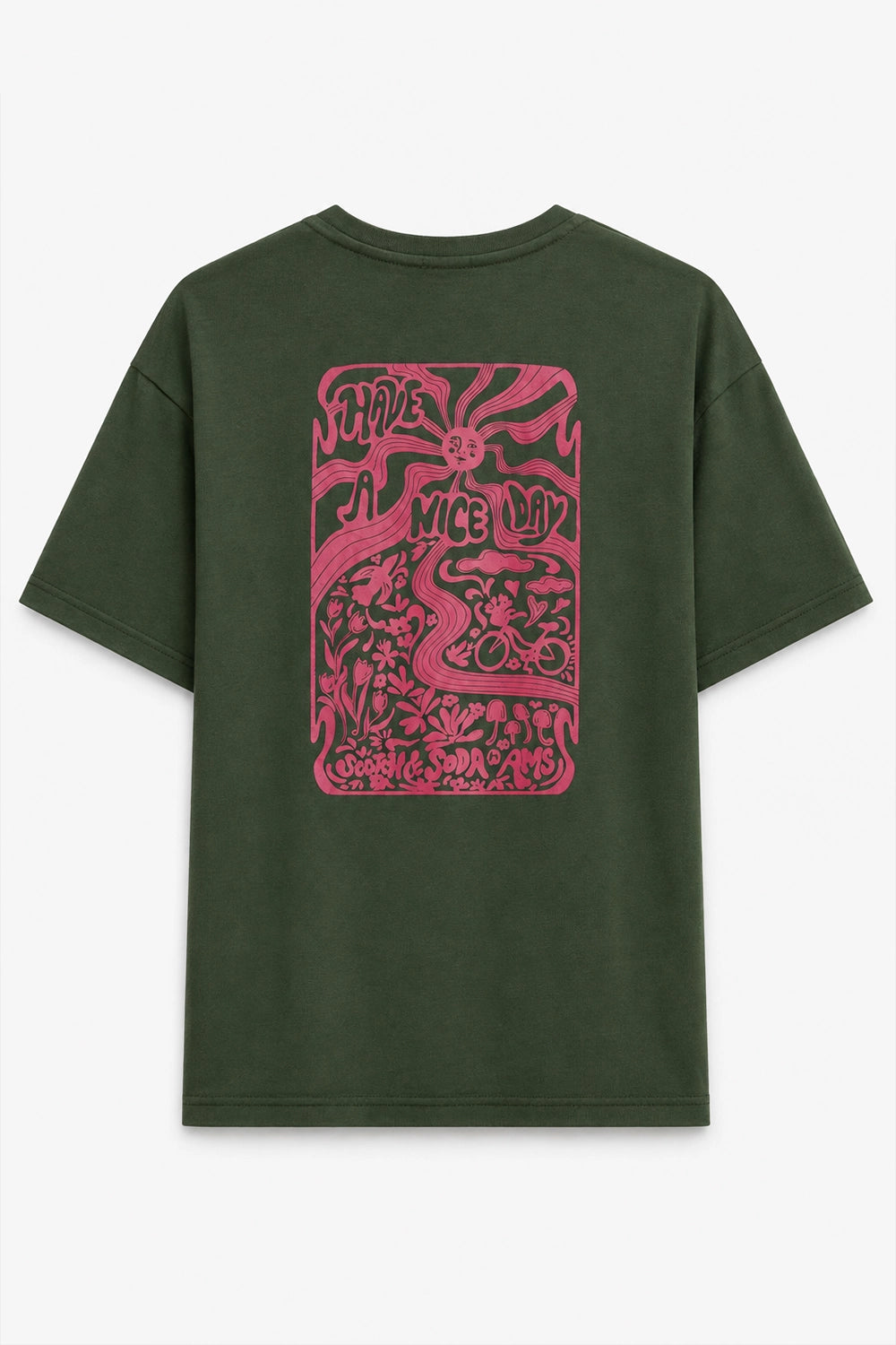 Women's Branded Graphic T-Shirt - Olive