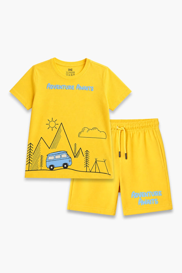 Graphic 2 Piece Short Suit