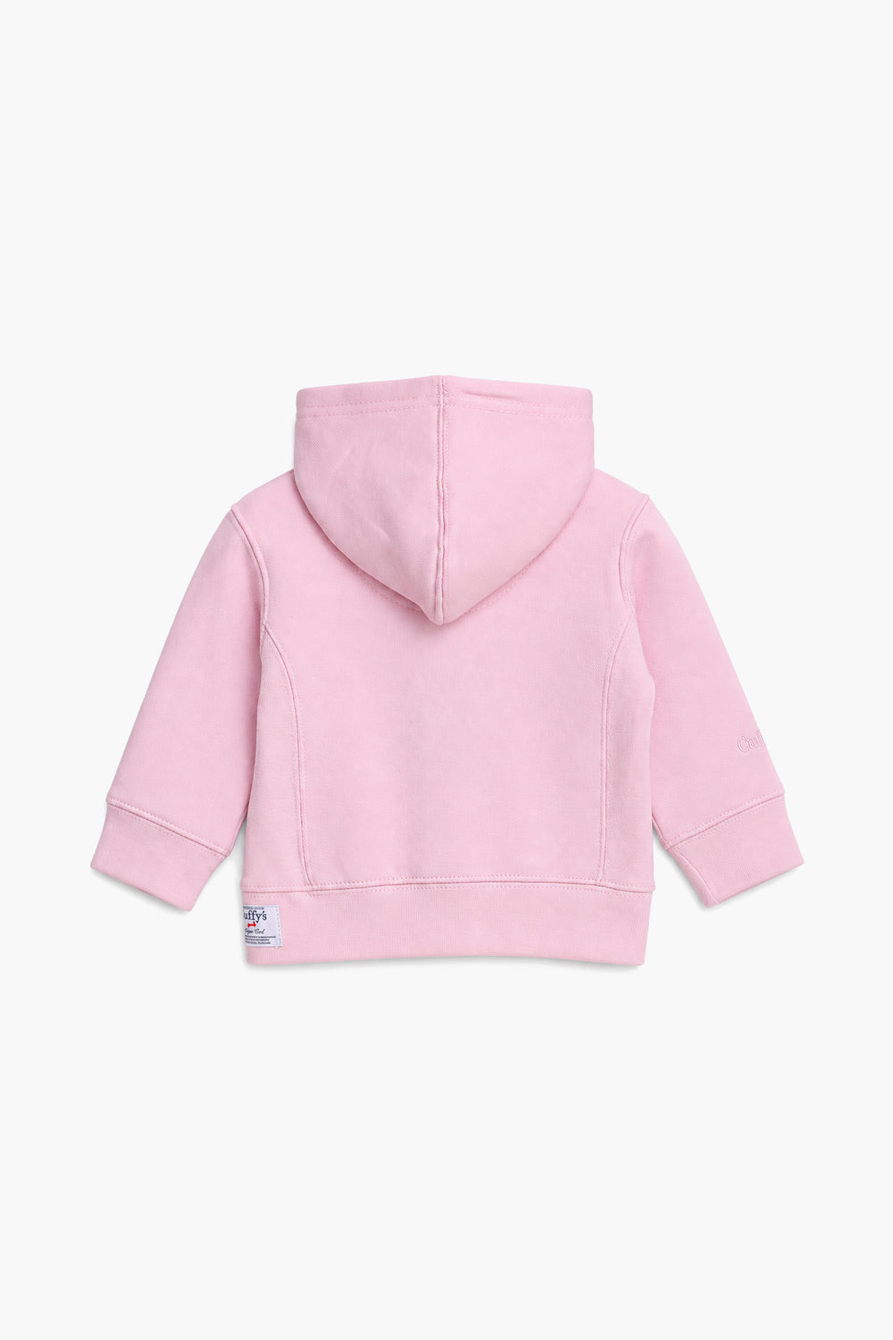 Girls Branded Fleece Graphic Hoodie Zipper - PINK