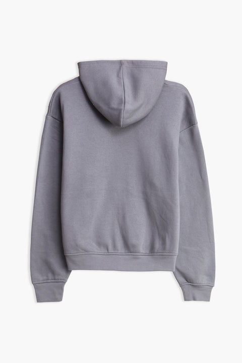 Men Branded Pullover Hoodie - Grey