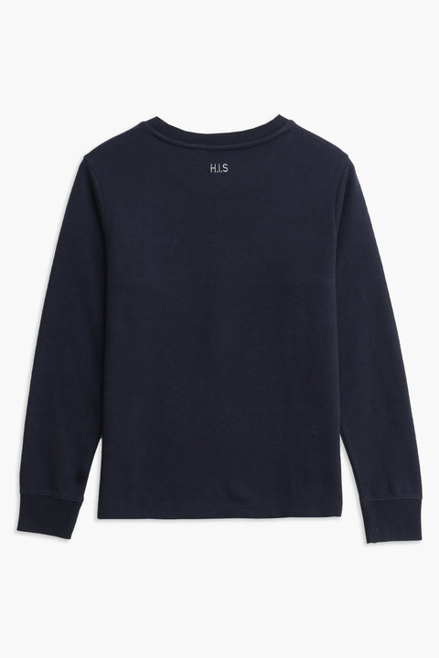 Women Branded Sweatshirt - Navy