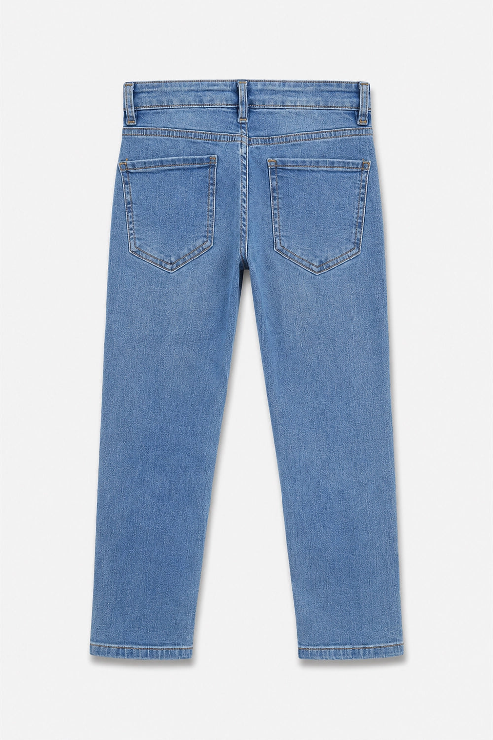 Boy Branded Straight fit Denim Pant - BLUE